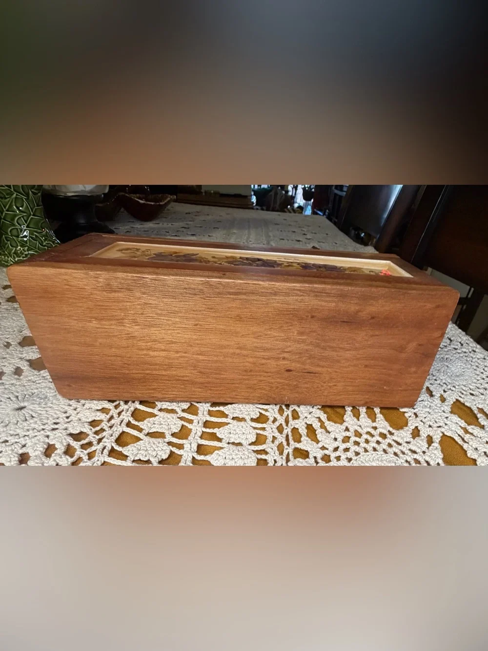 ✨ RARE FIND: Vintage Handcrafted Chilean Wood Trinket & Jewelry Box ✨
